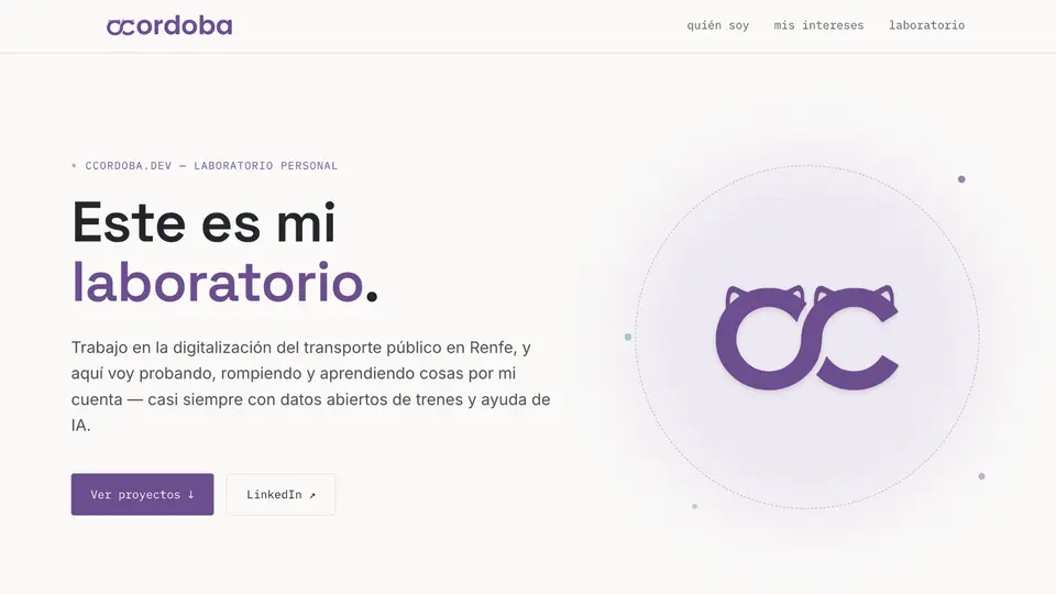 ccordoba.dev — este mismo sitio — captura 1 de 1